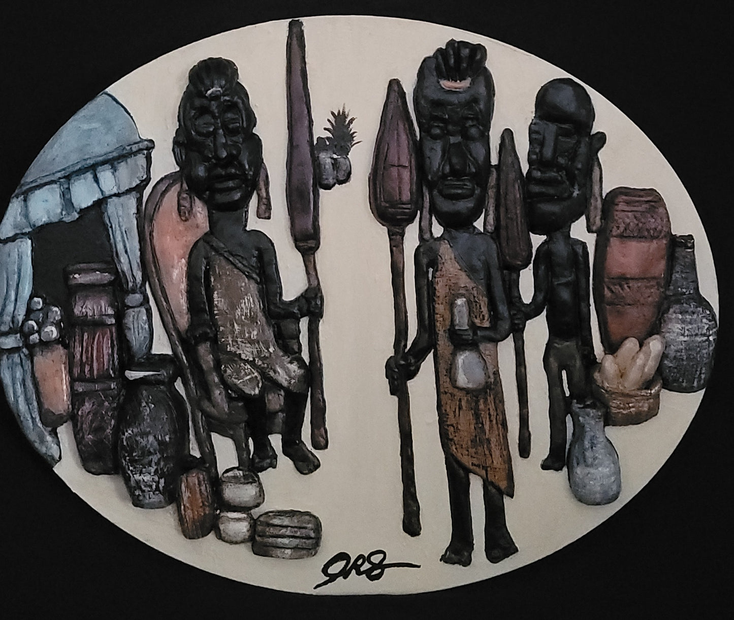 Prints of each piece available